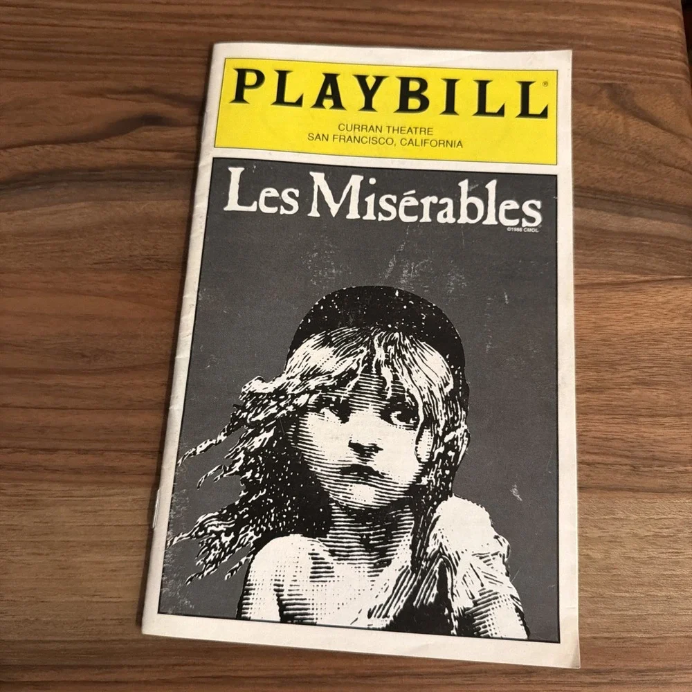 LES MISERABLES, PLAYBILL, JULY 2000, CURRAN THEATRE, SAN FRANCISCO, CA
